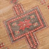 Tapis vintage rouge classique et bordé 5 x 9, 146 x 267 cm