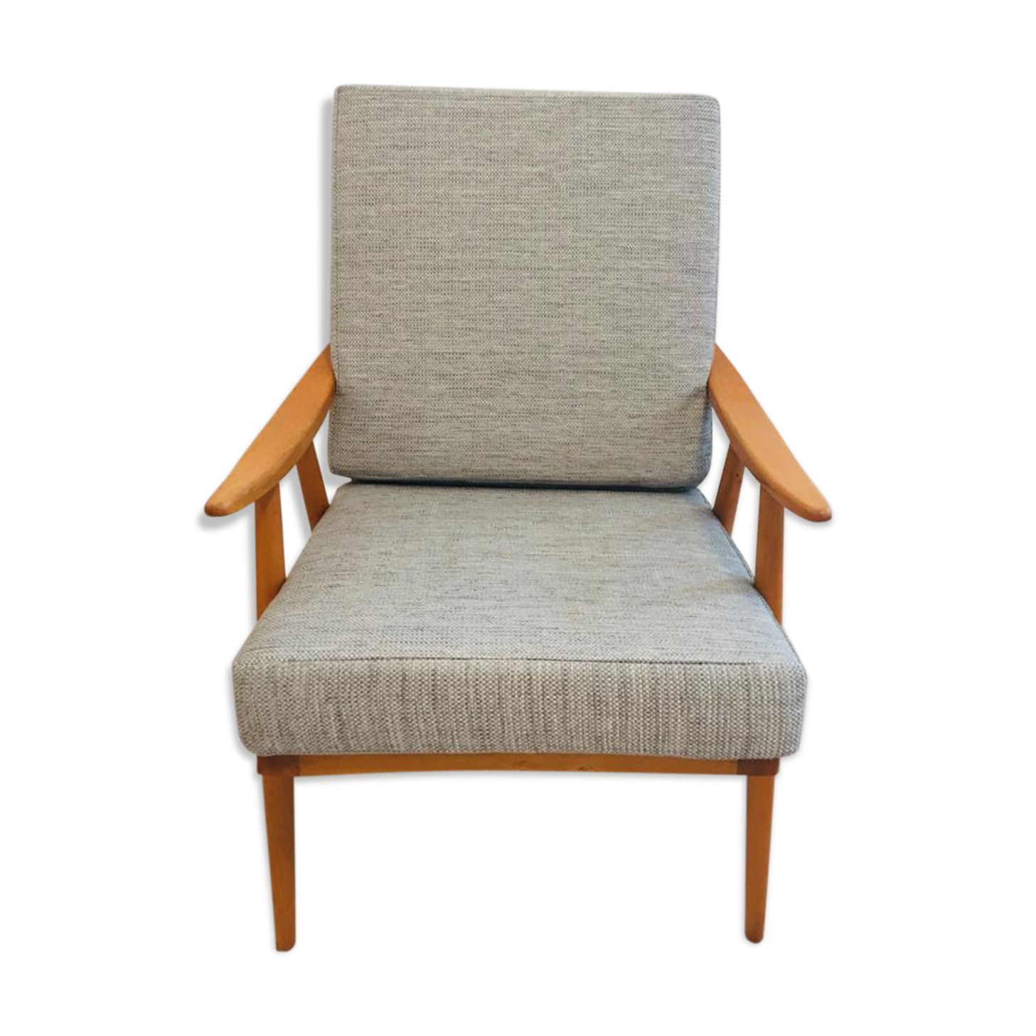 Grey Boomerang armchair