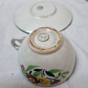 8 tasses à café Lunéville de 1940/50