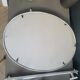 White enameled cast iron bathroom set