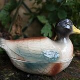 Canard céramique, ancienne Terrine