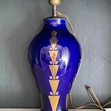 Art Deco lamp Boch la Louvière ceramic