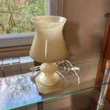 Alabaster mushroom lamp, 1940