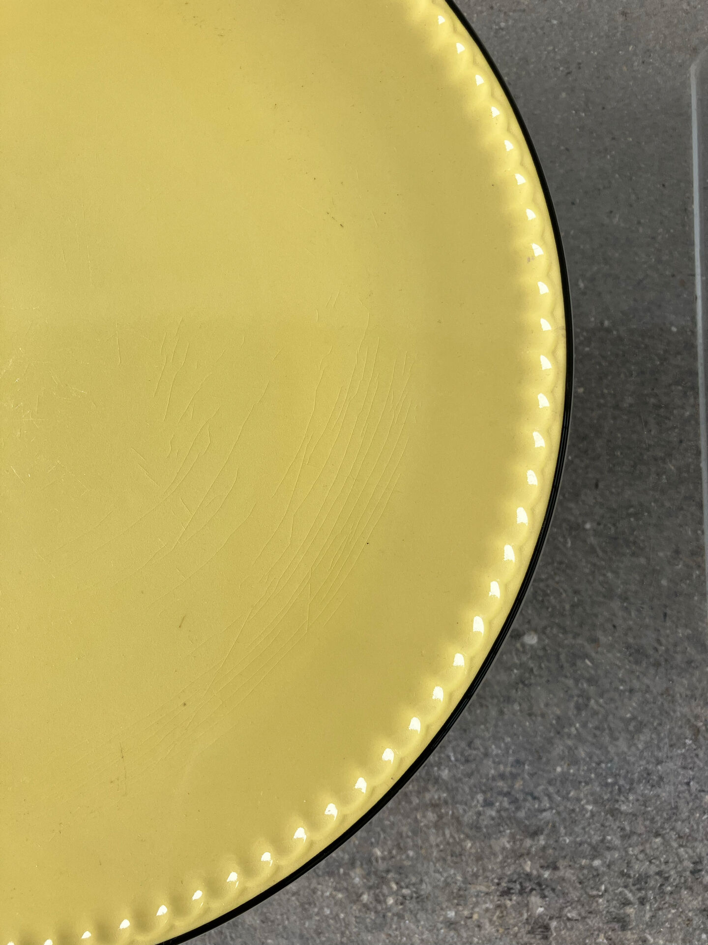 Serving dish Villeroy & Boch Yellow and black 1950s