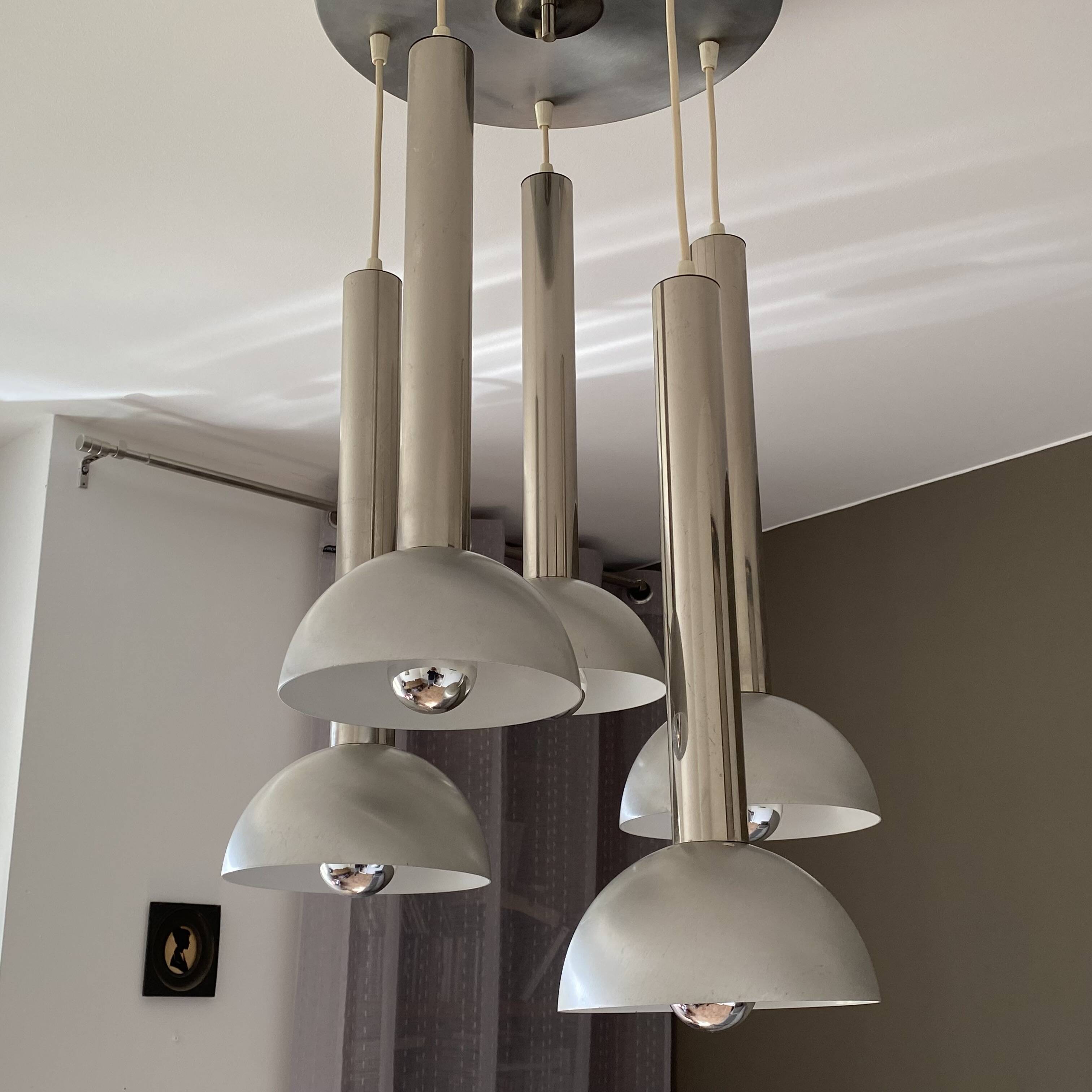 Suspension cascade space age. 1970.