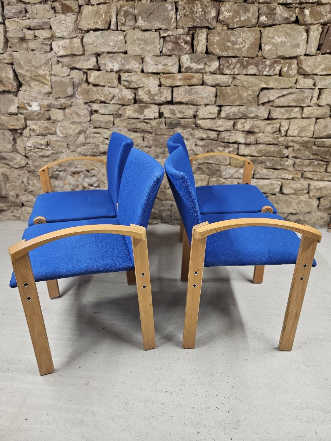 Set of 2 waiting room benches 1980/90