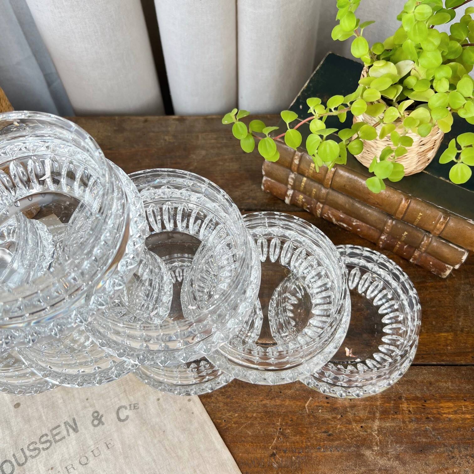 10 Nachtmann “Europa” crystal bowls