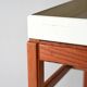 Vintage Scandinavian teak and metal planter