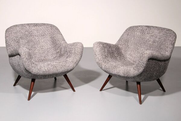Fauteuils Gustav Bergmann de Lippe, Allemagne, 1960