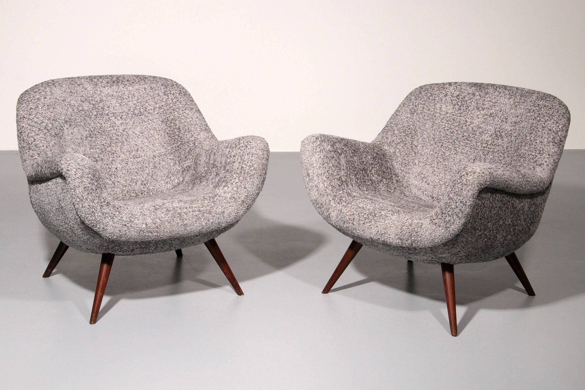 The Gustav Bergmann armchairs from Lippe, Germany 1960