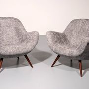The Gustav Bergmann armchairs from Lippe, Germany 1960