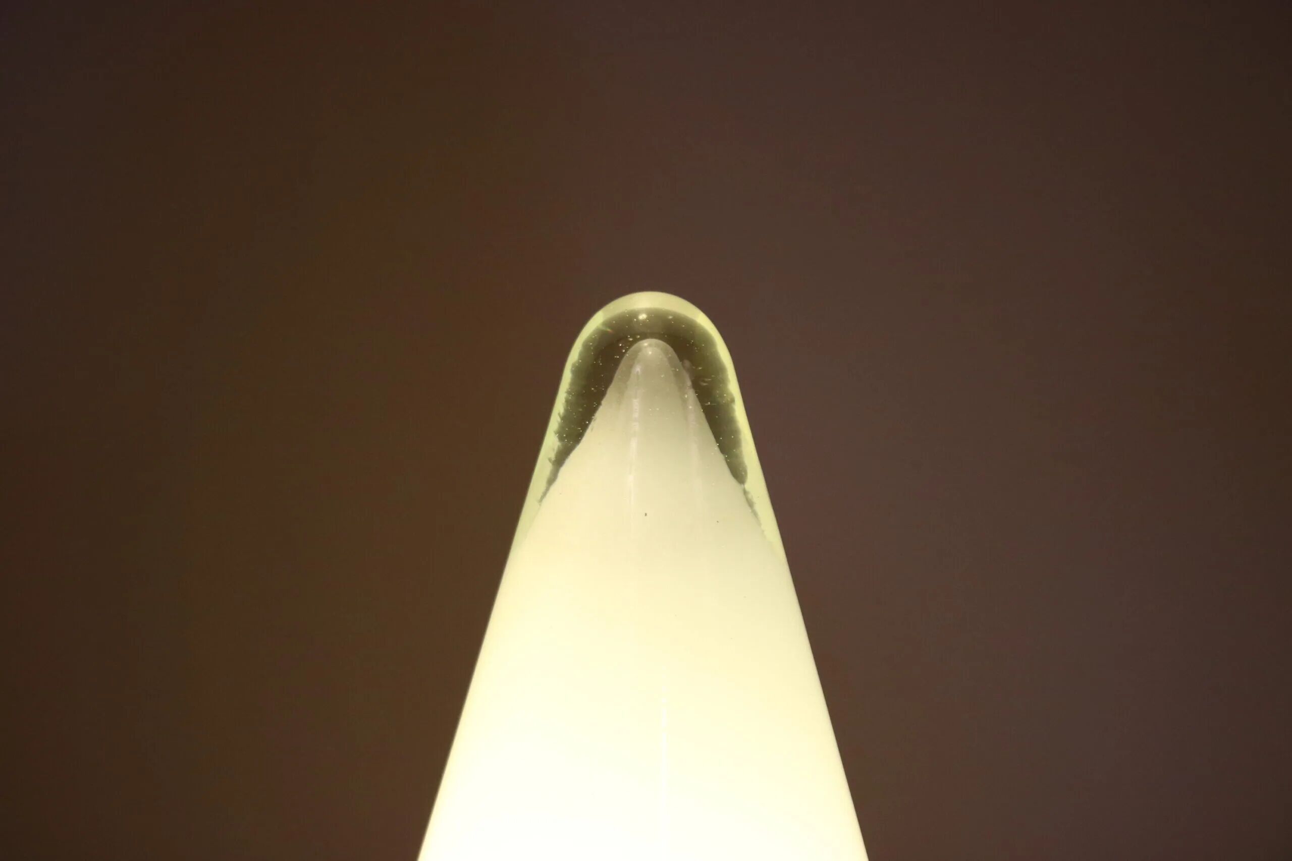 1990s glass "TeePee" lamp by SCE, France