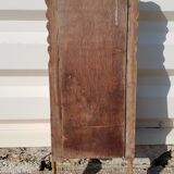 Old teak barber mirror