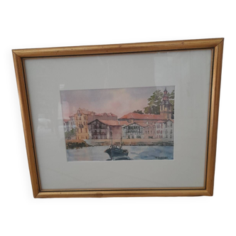 Marine watercolor