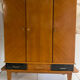 Vintage wardrobe with compass feet from the 60s