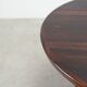 Scandinavian rosewood round dining table