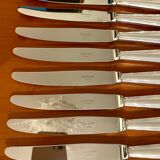 Christofle pearls, 24 knives excellent condition with box