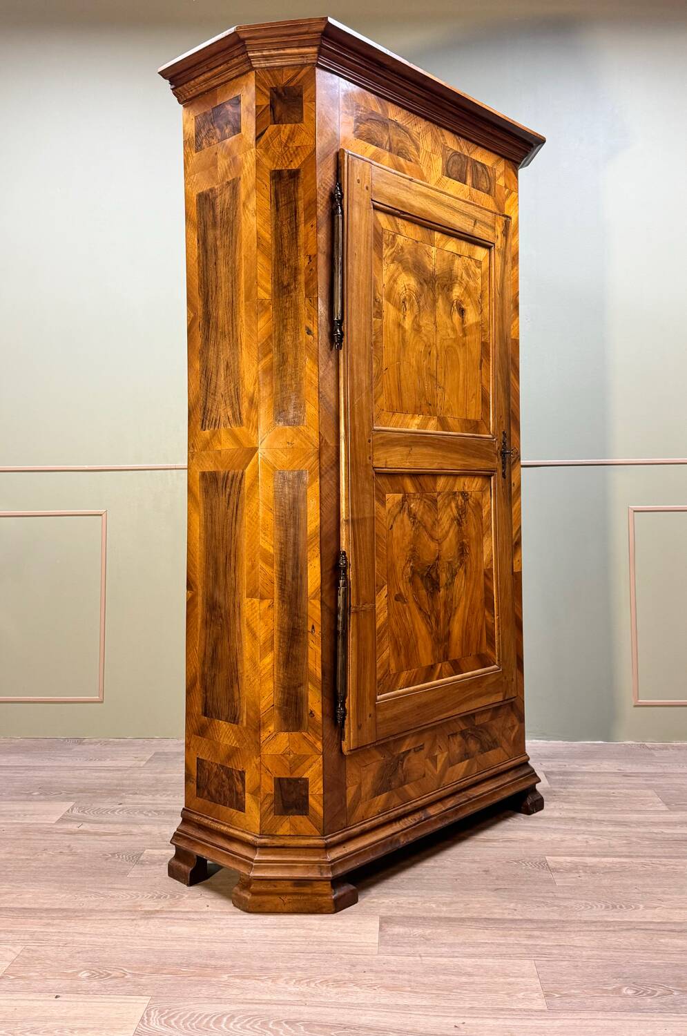 Bonnetière In Marquetry Louis XIV XVII Eme Century