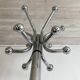 Vintage tubular chrome coat rack, 1970s