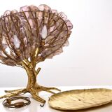 Mica foliage “tree” lamp