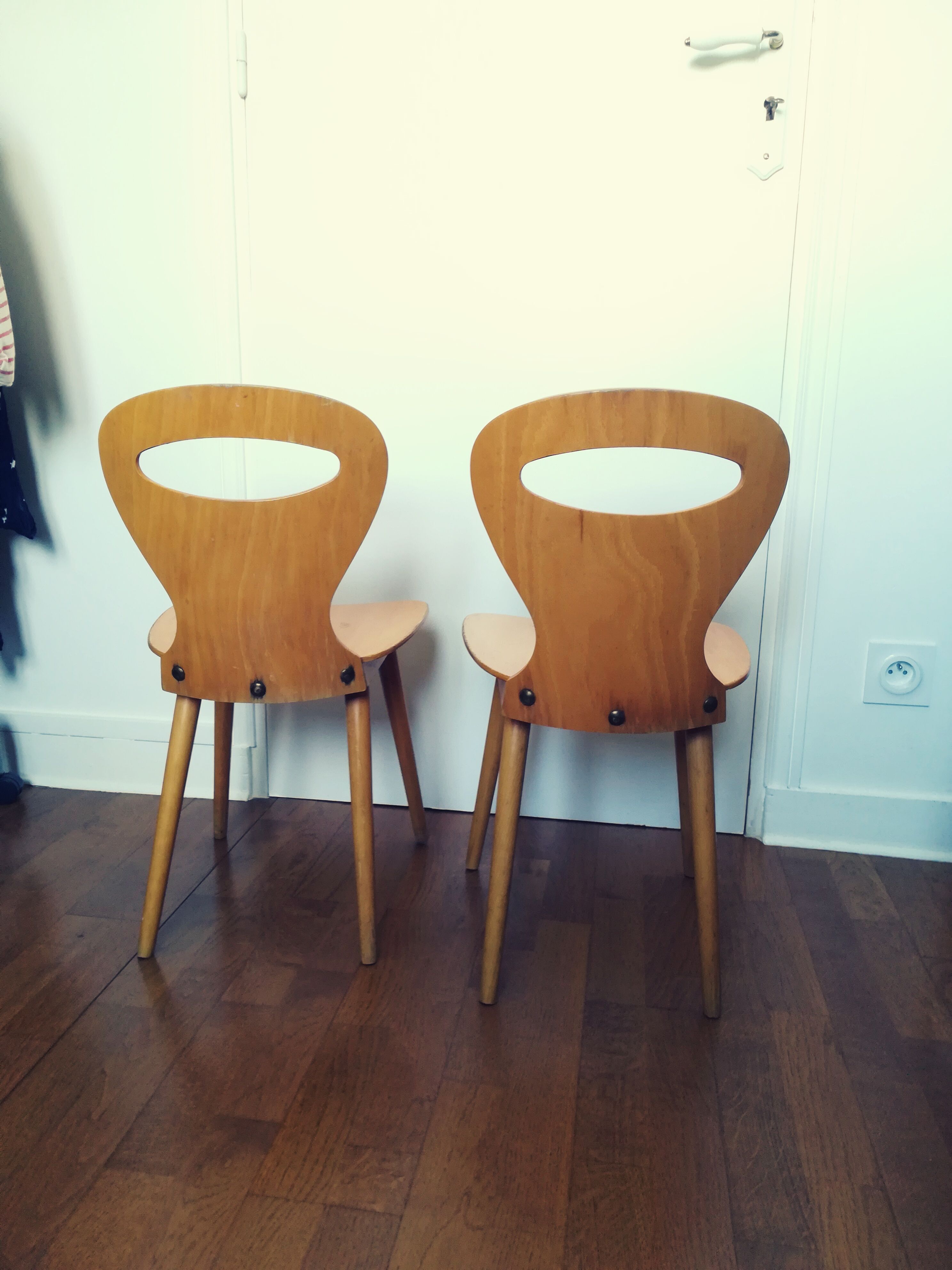 Pair of chair baumann model ant child