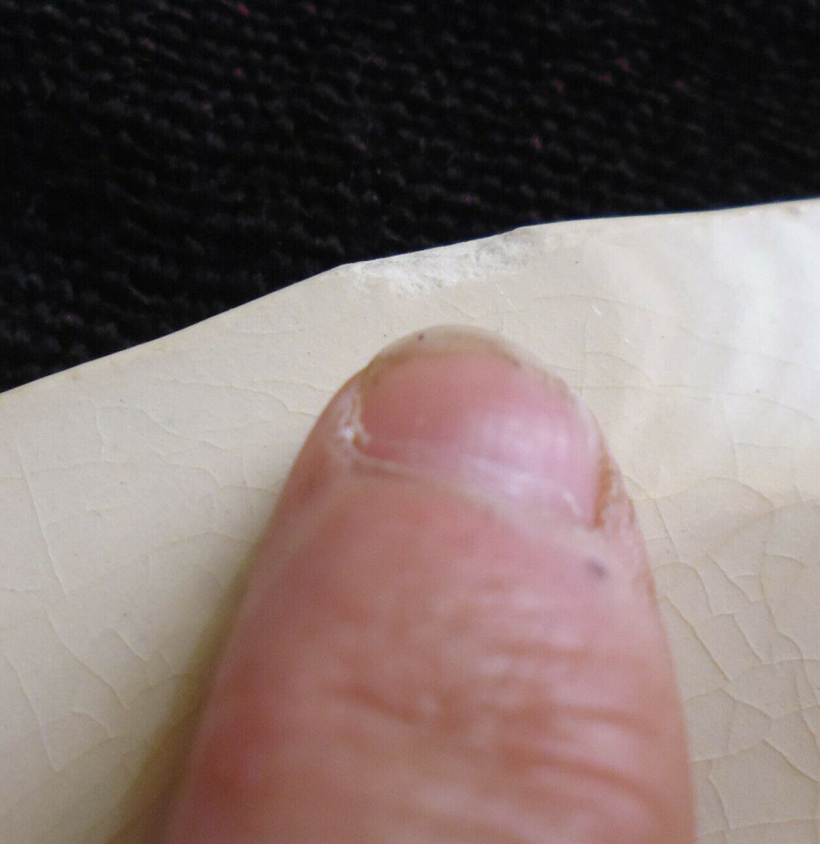 Set 7 Assiette Plate Terre De Fer Gien Decor Bleu Copenhague 1900 Selency