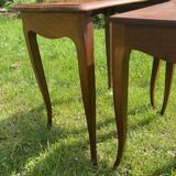 Three pull-out tables in Louis XV style