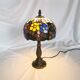 Tiffany style lamp, leaded stained glass, art nouveau.