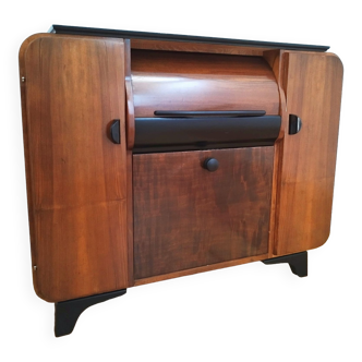 Phono chest of drawers proj. J. Halabala, Supraphone, Czechoslovakia 1930