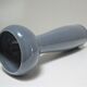 Blue blue grey glazed ceramic hyacinth vase design 70s - 80s