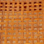 Paire de tabourets Danois en Teck et Cannage par Peter Hvidt 1960.