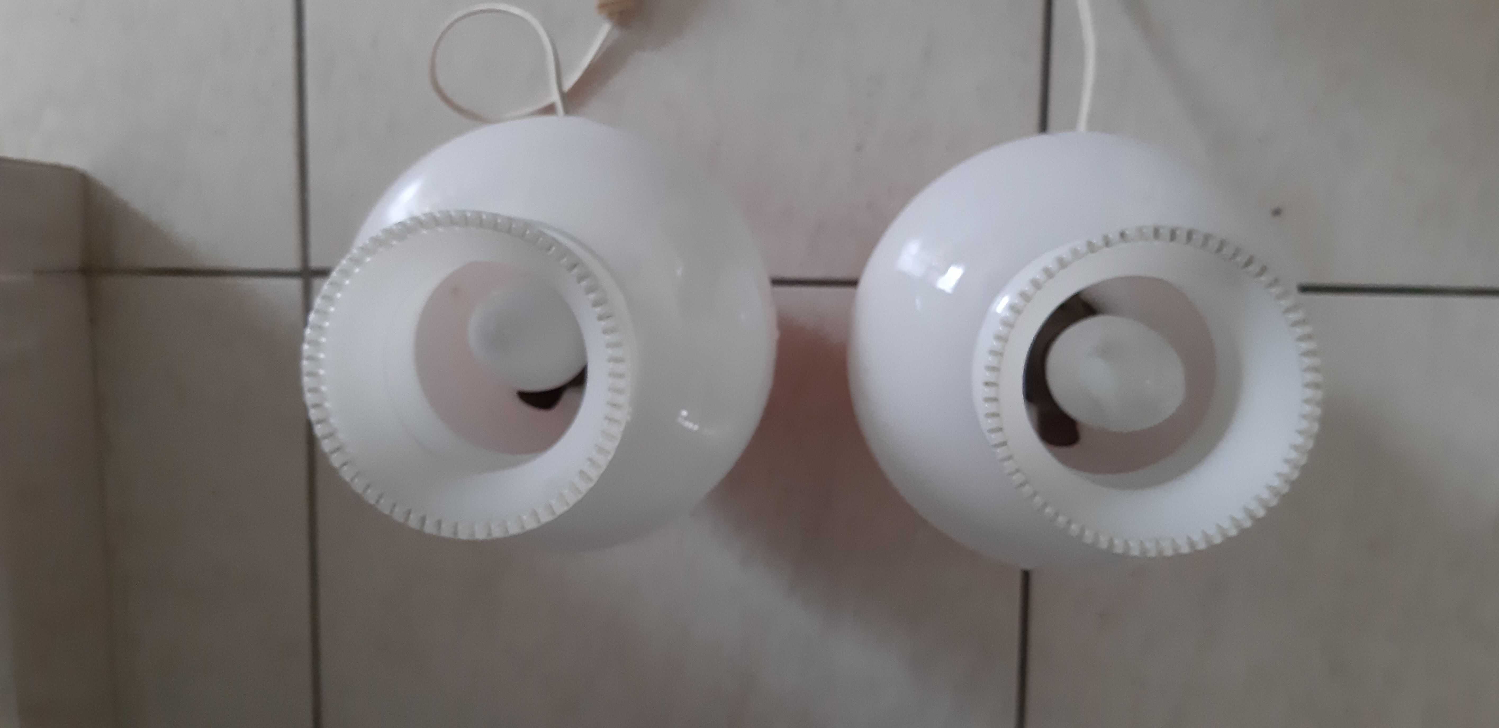 Paire de lampes vintage des années 60
