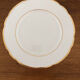 12 white porcelain dessert plates from Limoges CG Cie