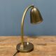 Old brass Dutch Daalderop desk lamp from the 1930s.