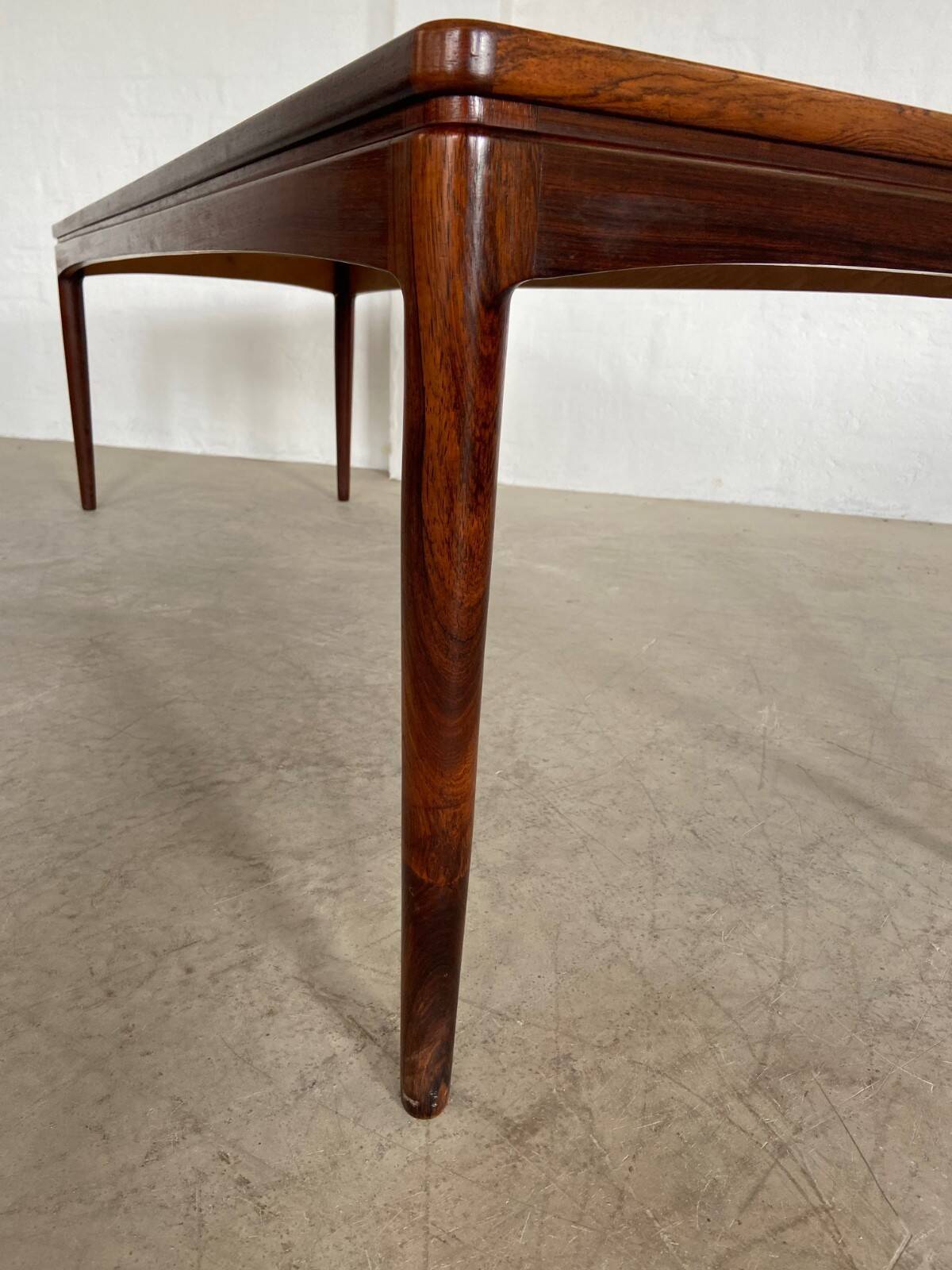 Vintage Danish mid-century rosewood coffee table 1970s