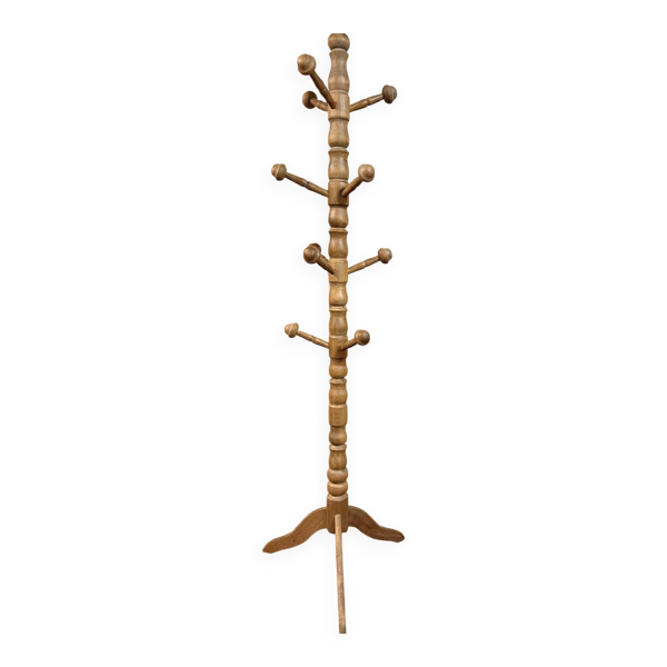 Porte manteau perroquet en chêne