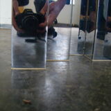 Table basse en verre fumé et chrome 1970