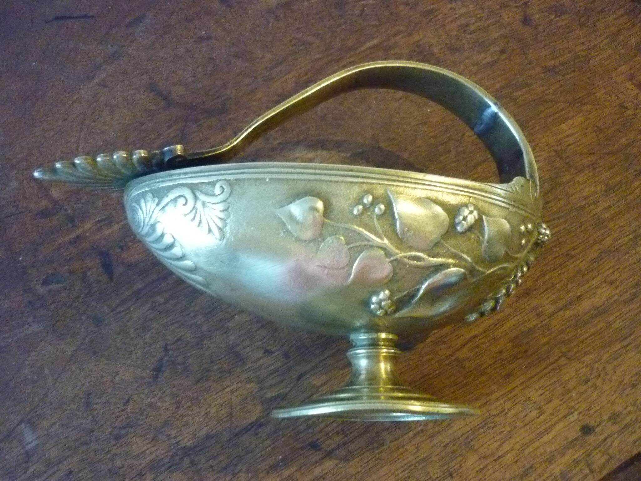 Antique bronze cup