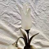 Vintage "tulip" wall light