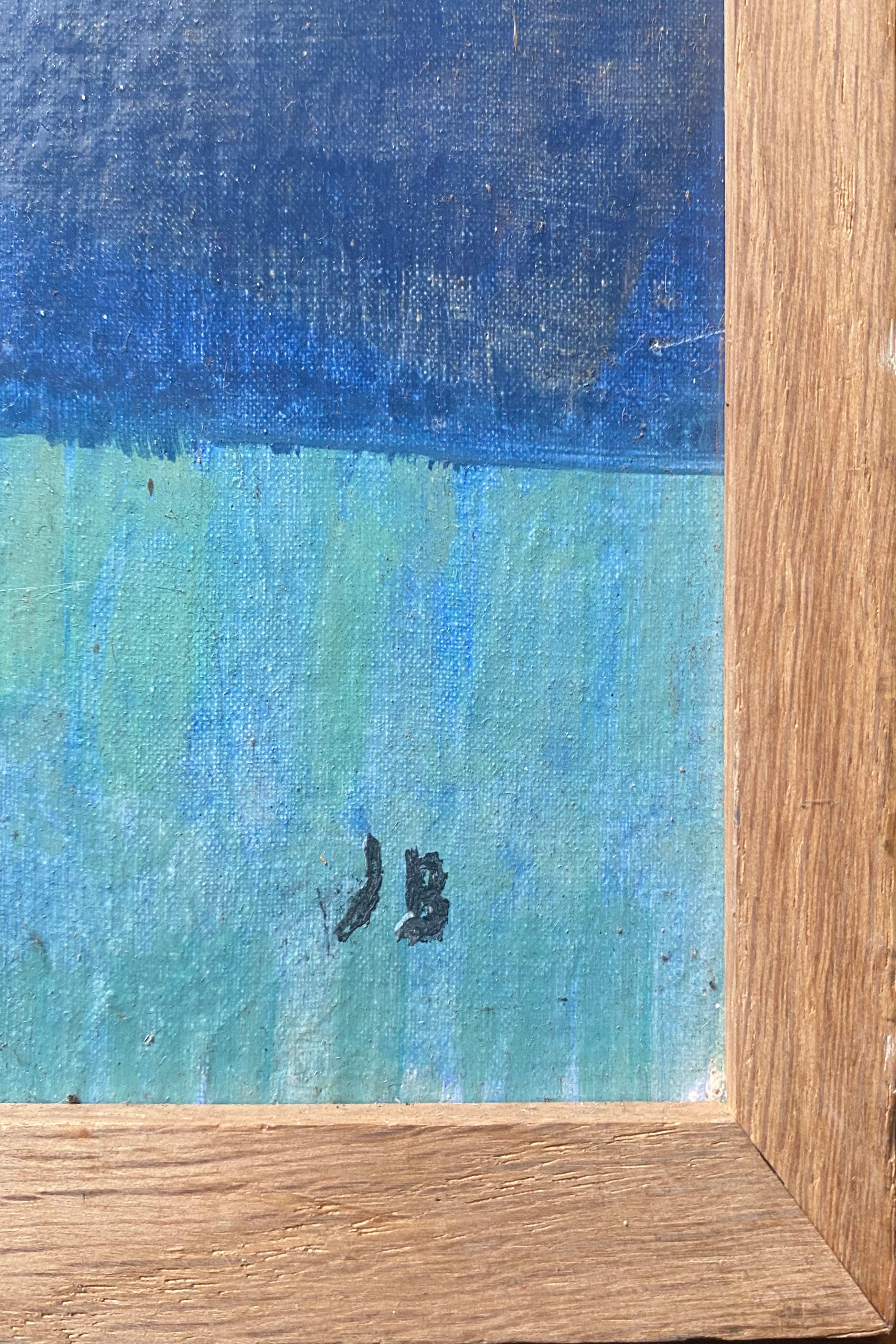 Table "Abstraction" HSP signed J. Bergeron 1965 ec. Poliakoff