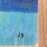 Table "Abstraction" HSP signed J. Bergeron 1965 ec. Poliakoff