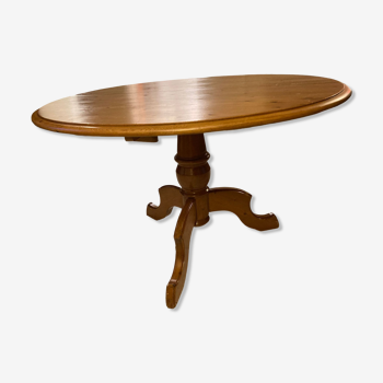 Table ronde pin massif