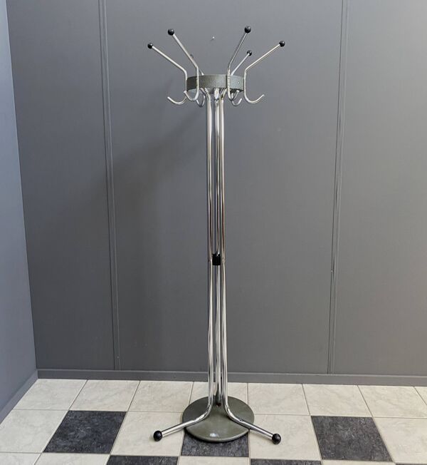 Porte-manteau debout Tubax chrome des années 1960