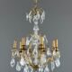 Louis XV style chandelier with pendants, 19th century