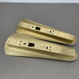 Set of 2 large 37 cm honeycomb theatre wall light elements, Germany, 1950