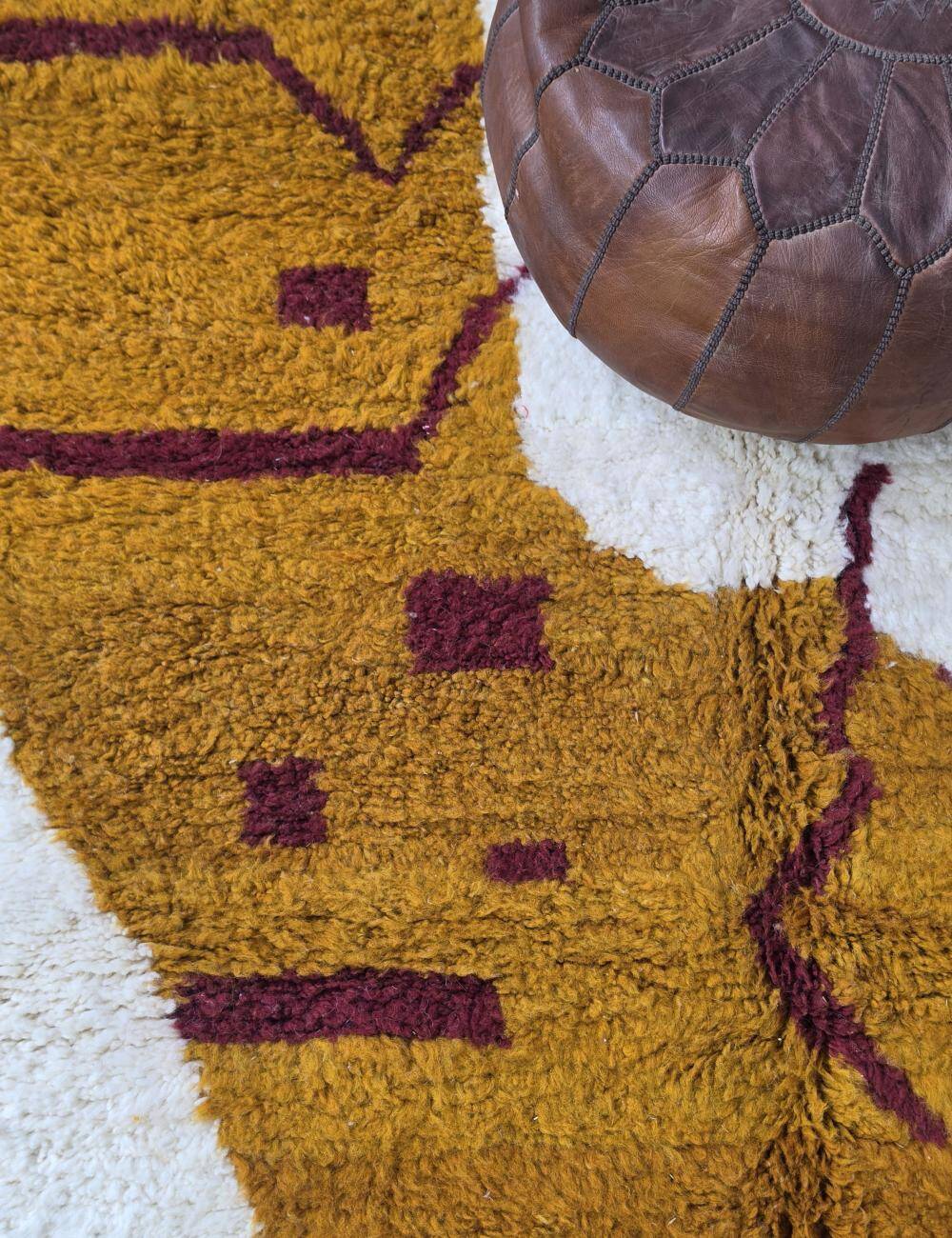 Abstract Berber Rug - 246 x 185 cm