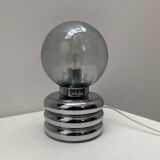 Chromed metal lamp, 1970s
