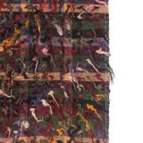 Vintage Turkish rug from Oushak, hand-woven 121x148 cm