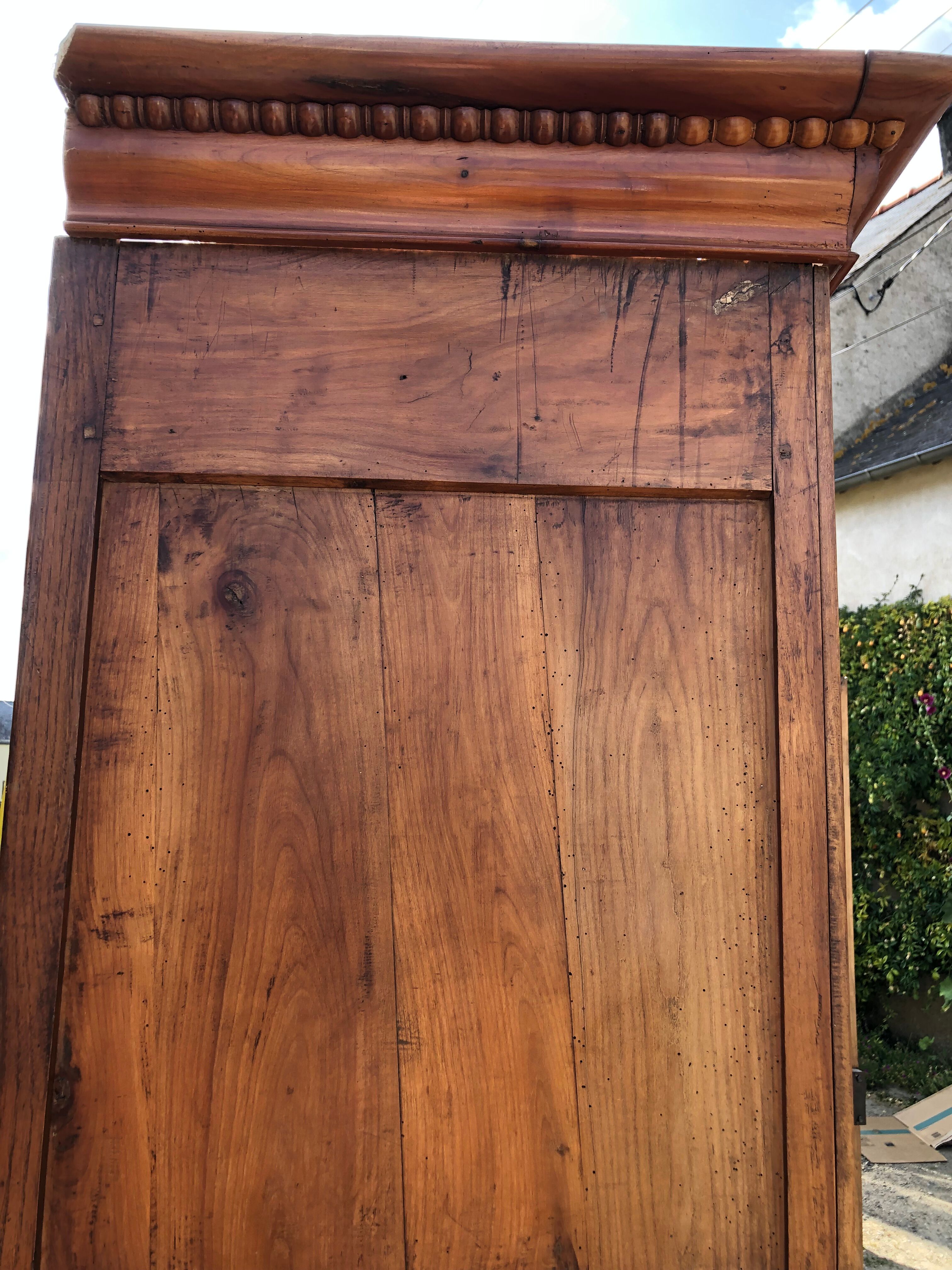 Louis XV style cherry wood cabinet late 19th century