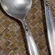Small silver-plated metal spoons